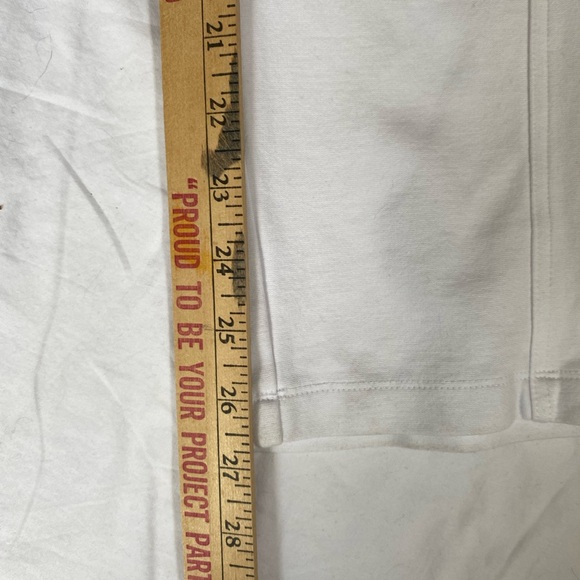 Joie White Coastal Grandma Pull On Wide Leg Jersey Cargo Pants Small Beachy Chic - Picture 14 of 15